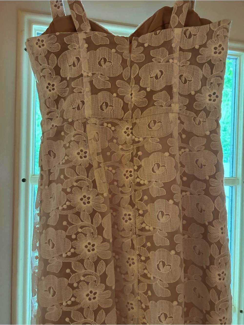 Hutch Anthropologie Sz 4 Ivory lace corset midi dress. Party, special occasion. - Picture 9 of 14